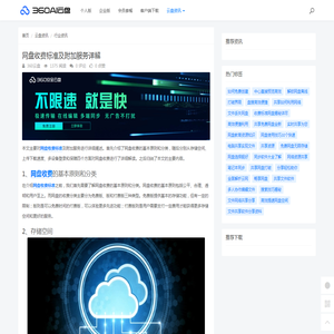 网盘收费标准及附加服务详解 - 360AI云盘