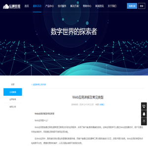 Web应用详解及常见类型-纵横云